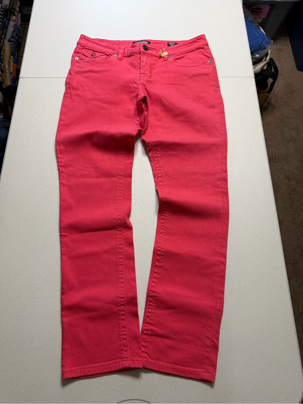 Vintage Mek Denim Jeans Womens Size 32 Hot Pink